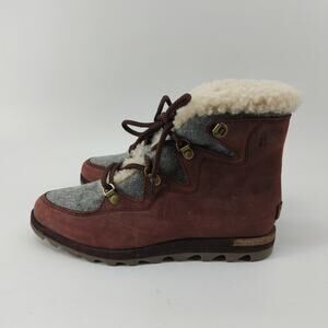 Sorel Ankle Boots in Brown and Gray